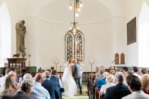 Wedding photography at Old ravenfield church